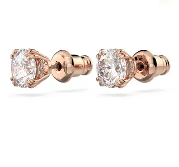 SWAROVSKI 로즈 골드 귀걸이