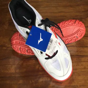 Mizuno 테니스화 24.5cm 화이트/레드