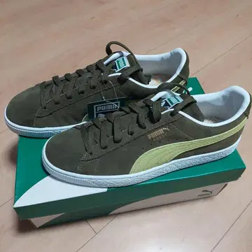푸마 스웨이드 클래식 XXI 올리브 그린