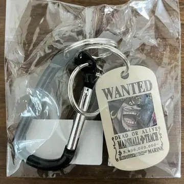 원피스 티치 검은 수염 수배서 도그택 참 키링