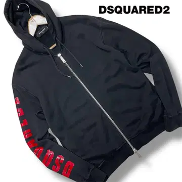 DSQUARED2 디스퀘어드 소매 로고 후드티 S