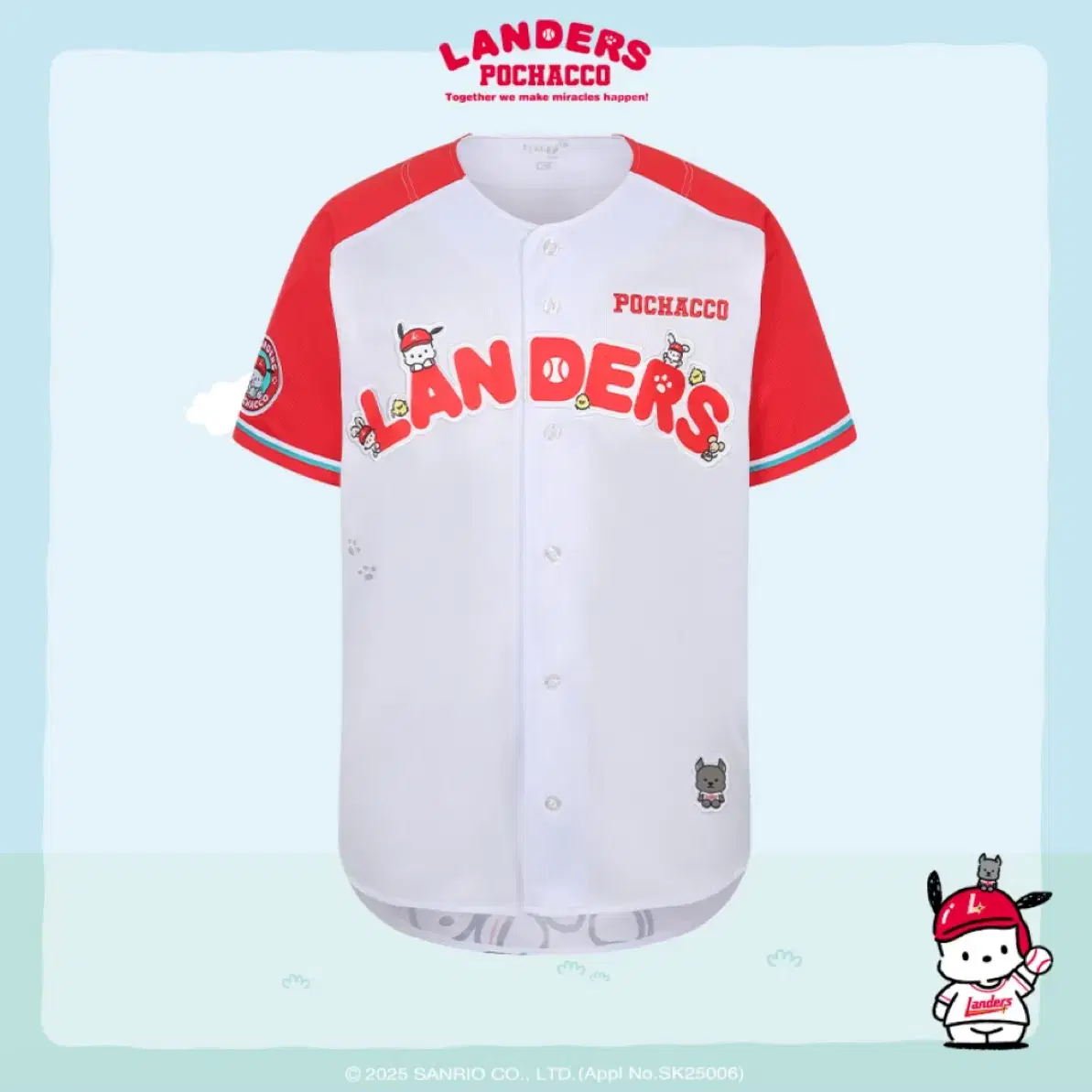 SSG Landers Pochacco Uniform 85 on Bunjang Global Site.