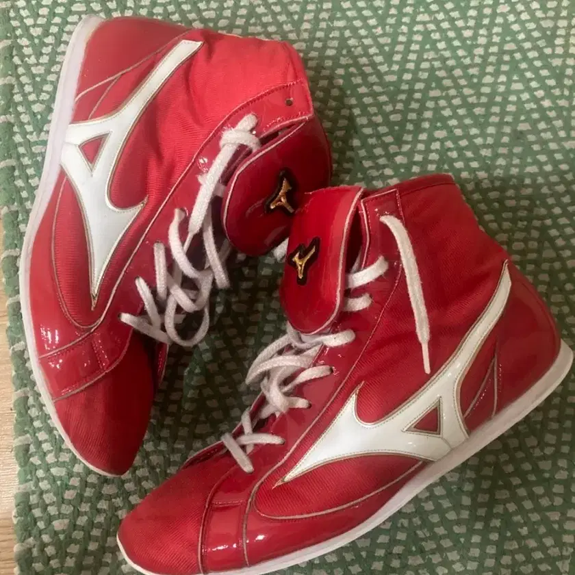 Mizuno Low Boxing Shoes Mizuno ボクシングシューズ レッド