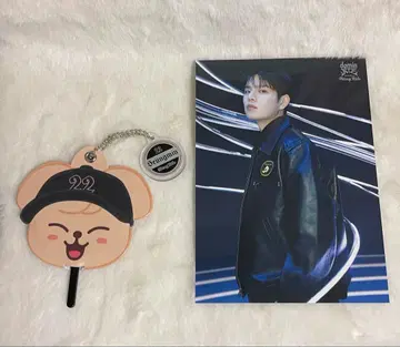 Stray Kids 승민 퍼핌 랜덤 미니 부채 키링 랜트레