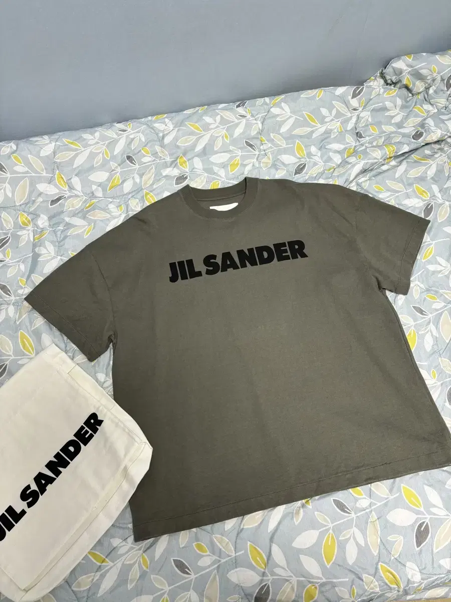 [L] Jil Sander Logo T-shirt Time Green