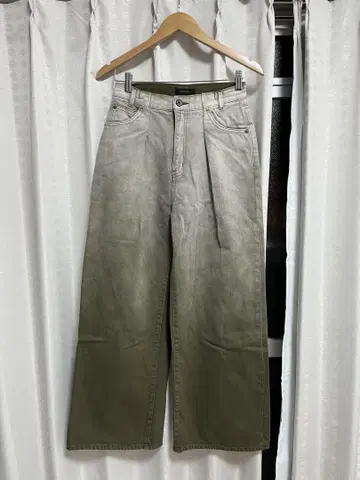 JEANASIS 턱 데님 와이드 팬츠 JS050892AA