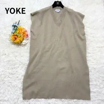 새상품급, 최근 일본제 YOKE 니트 베스트, 2way 오버 사이즈