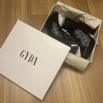 미사용 새상품 GYDA 제이다 GG 메쉬 숏부츠 신발 블랙 M 23.5