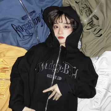 WudgeBoy Logo foodie 블랙 L 사이즈