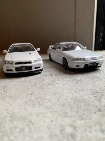 프라모델 Nissan GT-R R34 & Skyline R32