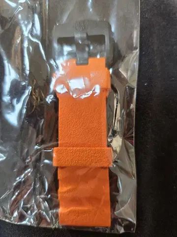 루미녹스 오렌지 고무 벨트