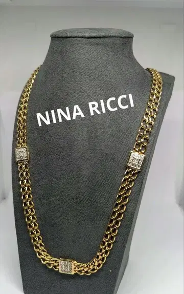 NINA RICCI 빈티지 롱 목걸이 목걸이