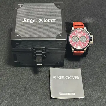 Angel Clover 크로노그래프 손목시계 레드