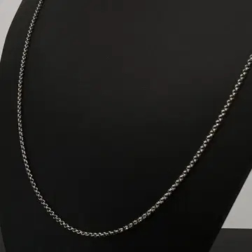 실버 초롱 77cm 은 체인 목걸이 키헤이