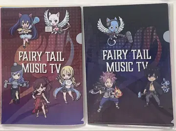 FAIRYTALE 페어리 테일 TV 도쿄 콜라보 클리어 파일 외
