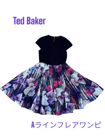 Ted Baker A 라인 플레어 원피스 사이즈 2