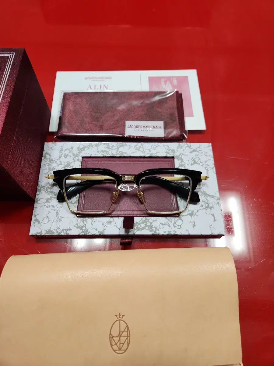Jacques Marie Mage ALIN Half-Rim Glasses, New