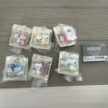 스누피 PEANUTS 패키지 미니어처 컬렉션 컴플리트