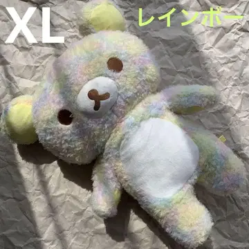 리락쿠마 마블 레인보우 봉제 인형 XL 프리미엄