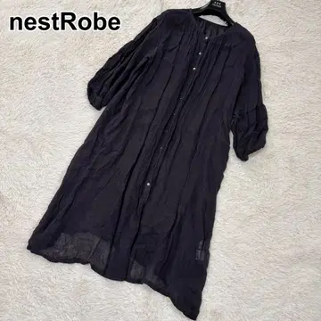 nest Robe 네스트로브 린넨 원피스 맥시 길이 린넨 겉옷