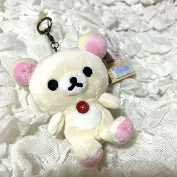 코리락쿠마 외출 봉제 인형 키링 택 포함