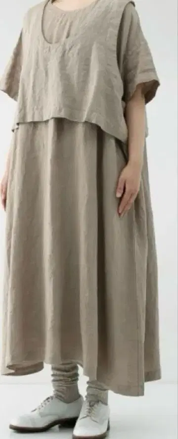 nest Robe 반팔 베스트 세트 원피스