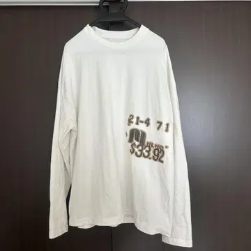 질샌더 롱T 맨투맨 정가 약 7만 엔