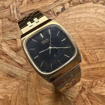 세이코 SEIKO 6030-5220 블랙 다이얼 작동품 엠블럼