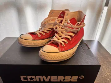 CONVERSE ALL STAR 100 KATAKANA 하이컷 레드