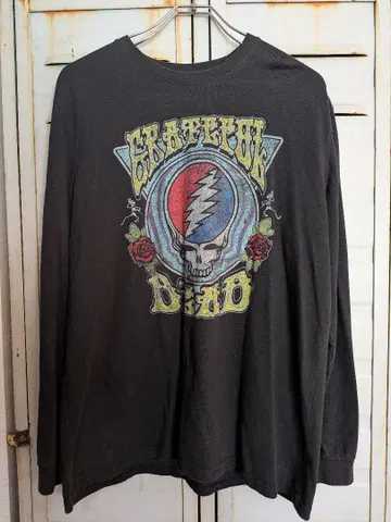 Grateful Dead 긴팔 티셔츠 블랙