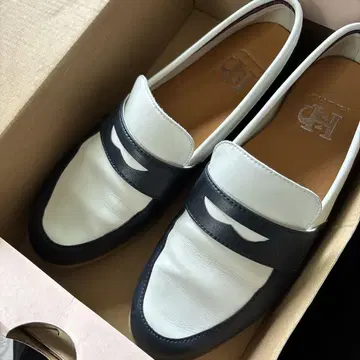 호킨스 스포츠 로퍼 화이트 네이비