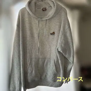 컨버스 안감 보아 후드티 XL 화이트에 가까운 밝은 그레이