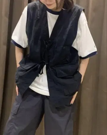 niko and... C-1풍 포켓 베스트 사이즈 F