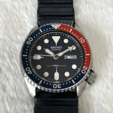 SEIKO 세이코 다이버 쿼츠 워치 펩시 베젤 레트로