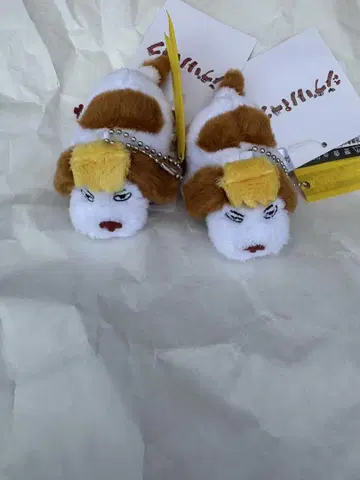 지브리 파크 구매 하울의 움직이는 성 힌 봉제 인형 키링 2개 세트