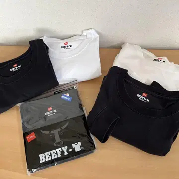 hanes 헤인즈 BEEFY-T XL 티셔츠 5장 세트
