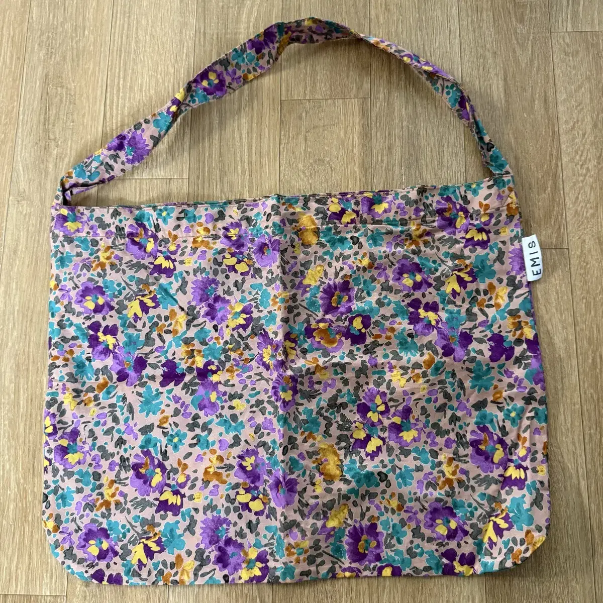 人気 ★EMIS★ PAINTING FLOWER ECO BAG PAINTING FLOWER ECO BAG-WHITE - EMIS