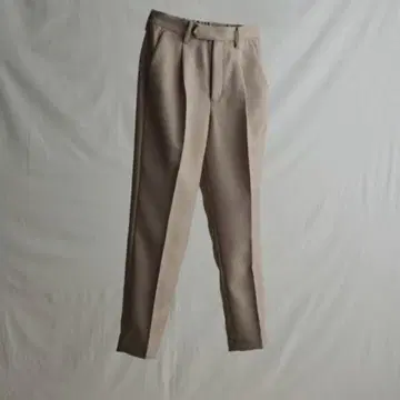 WYM 베이지 테이퍼드 슬랙스 윔 바이 리돔 L