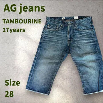 AG jeans 탬버린 숏 데님 반바지 숏팬츠 구제 의류 청바지
