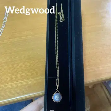 파란색 웨지우드 잉글랜드 펜던트 목걸이