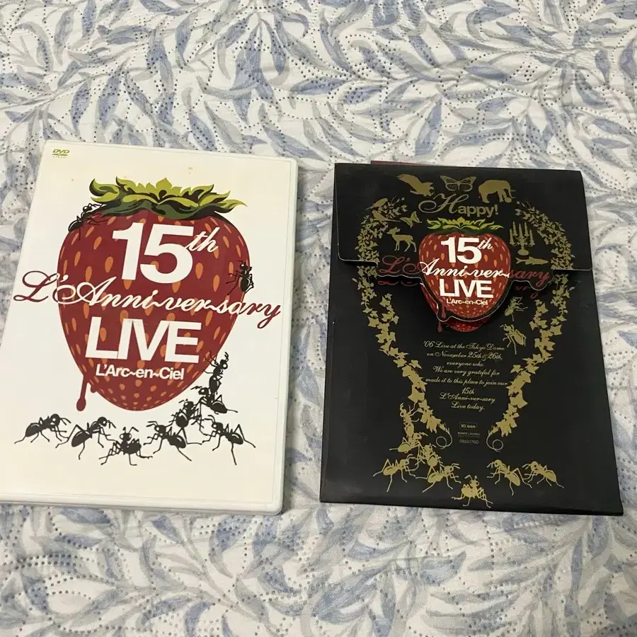 L'Arc-en-Ciel 15th Anniversary Live DVD with Postcard Pre