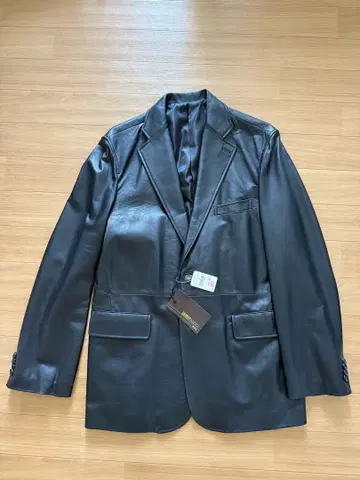 GRANDLY 블랙 가죽 자켓 3L