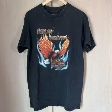 90s 할리데이비슨 이글 그래픽 티셔츠