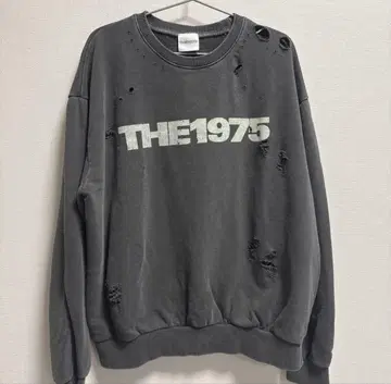 THE 1975 데미지 가공 맨투맨 XL 사이즈