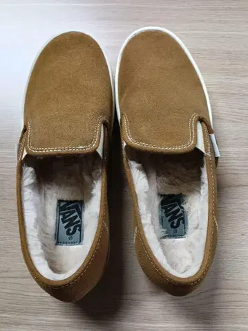VANS 스웨이드 브라운 슬립온