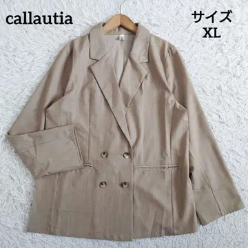 빅 사이즈 callautia 테일러드 자켓 더블 네이비 XL