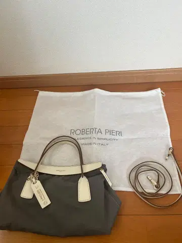 ROBERTO PIERI 그레이 핸드백