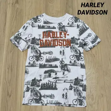 HARLEY-DAVIDSON 할리데이비슨 올 패턴 티셔츠 그레이 S