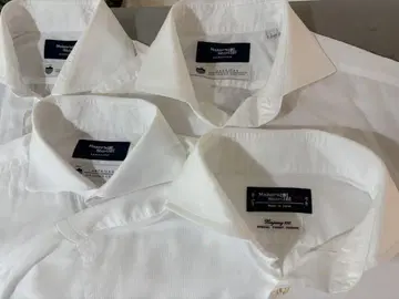 Maker's Shirt Kamakura 37-81 3장+1장 세트
