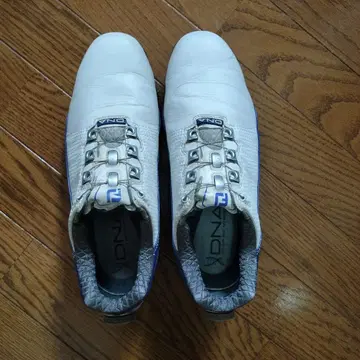 풋조이 골프화 화이트/블루 25cm